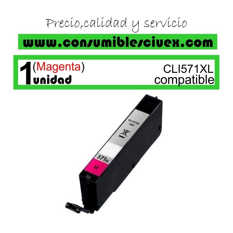 Tinta Compatible Canon CLI-571XL Magenta Tinta Compatible Canon CLI-571XL Magenta