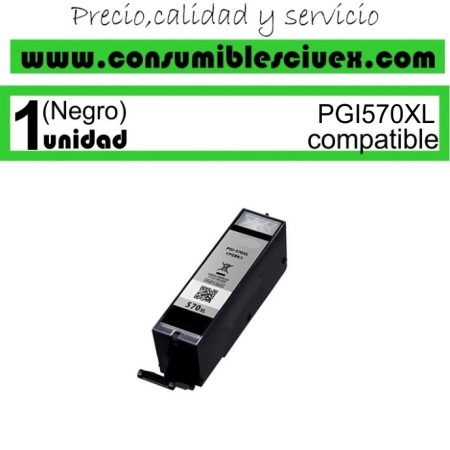 Tinta Compatible Canon PGI-570XL Negro