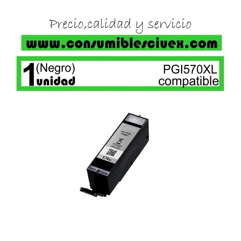 Tinta Compatible Canon PGI-570XL Negro Tinta Compatible Canon PGI-570XL Negro