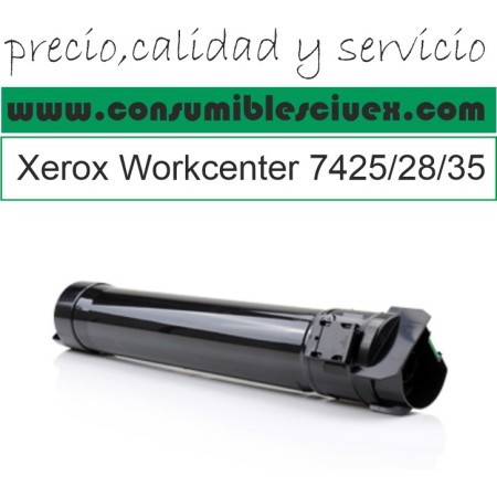 XEROX WORKCENTRE 7425/7428/7435 NEGRO CARTUCHO DE TONER GENERICO