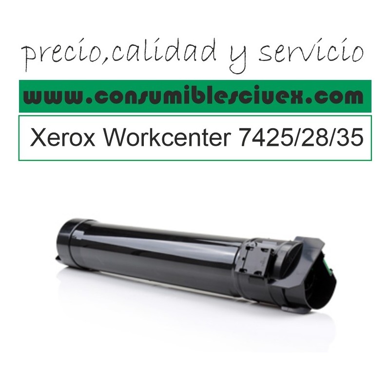 XEROX WORKCENTRE 7425/7428/7435 NEGRO CARTUCHO DE TONER GENERICO