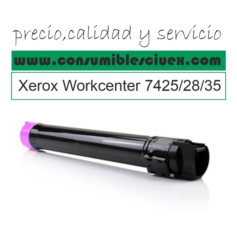 XEROX WORKCENTRE 7425/7428/7435 MAGENTA CARTUCHO DE TONER GENERICO