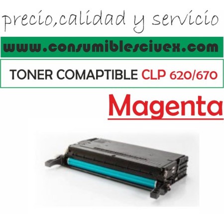 TONER COMPATIBLE SAMSUNG CLP 620/670 MAGENTA