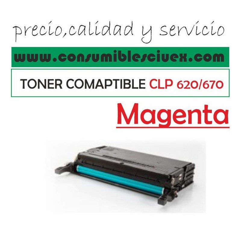 TONER COMPATIBLE SAMSUNG CLP 620/670 MAGENTA