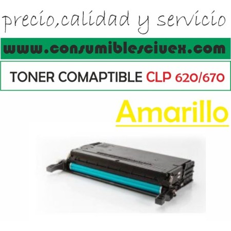 TONER COMPATIBLE SAMSUNG CLP 620/670 AMARILLO