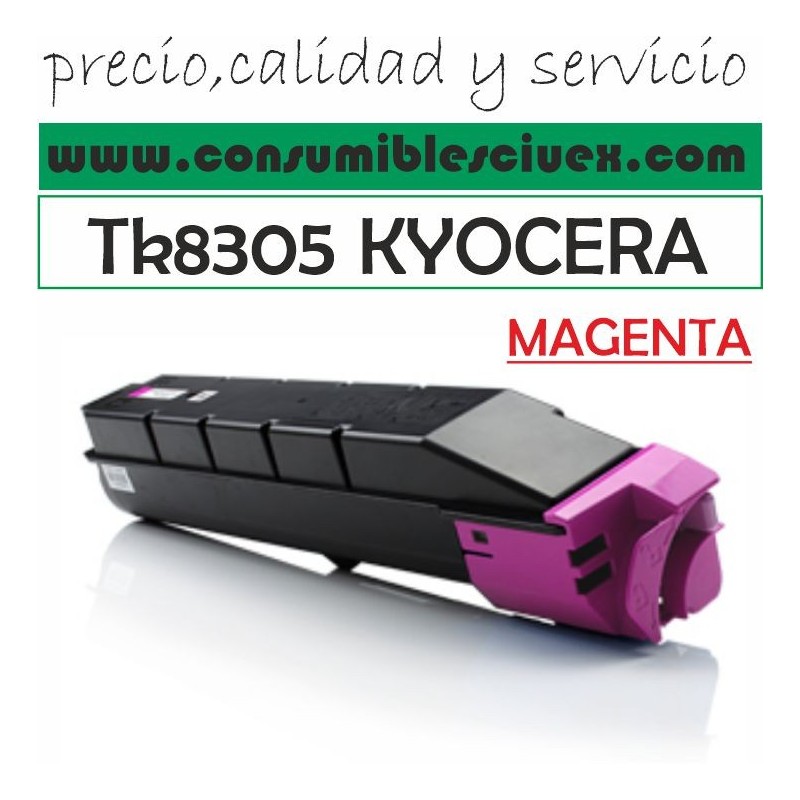 TONER COMPATIBLE KYOCERA TK8305 MAGENTA