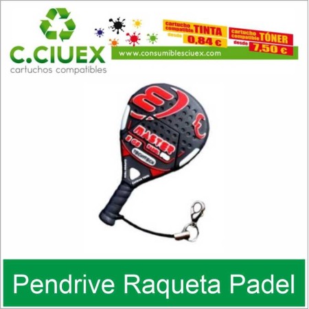 Pendrive Raqueta Padel