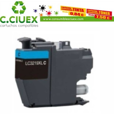 CARTUCHO COMPATIBLE BROTHER LC3219XL CYAN