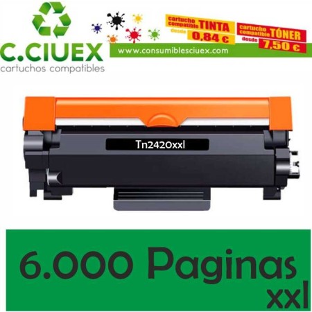 TONER COMPATIBLE BROTHER TN2420xxl (Precio,Calidad y Servicio)