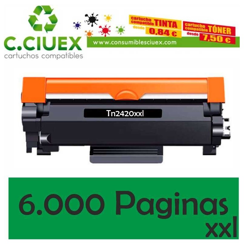 TONER COMPATIBLE BROTHER TN2420xxl (Precio,Calidad y Servicio)