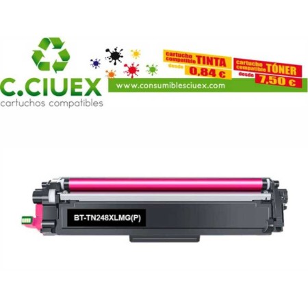 TONER COMPATIBLE BROTHER TN248XL MAGENTA