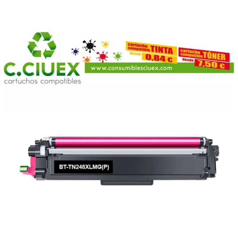 TONER COMPATIBLE BROTHER TN248XL MAGENTA