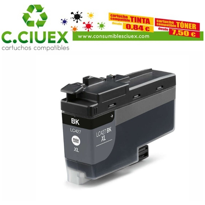 TINTA COMPATIBLE BROTHER LC427XL NEGRO