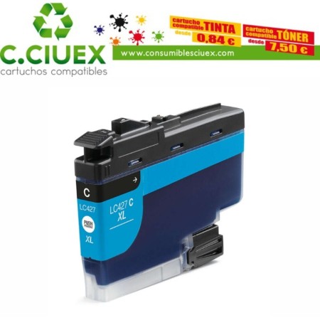 TINTA COMPATIBLE BROTHER LC427XL CYAN