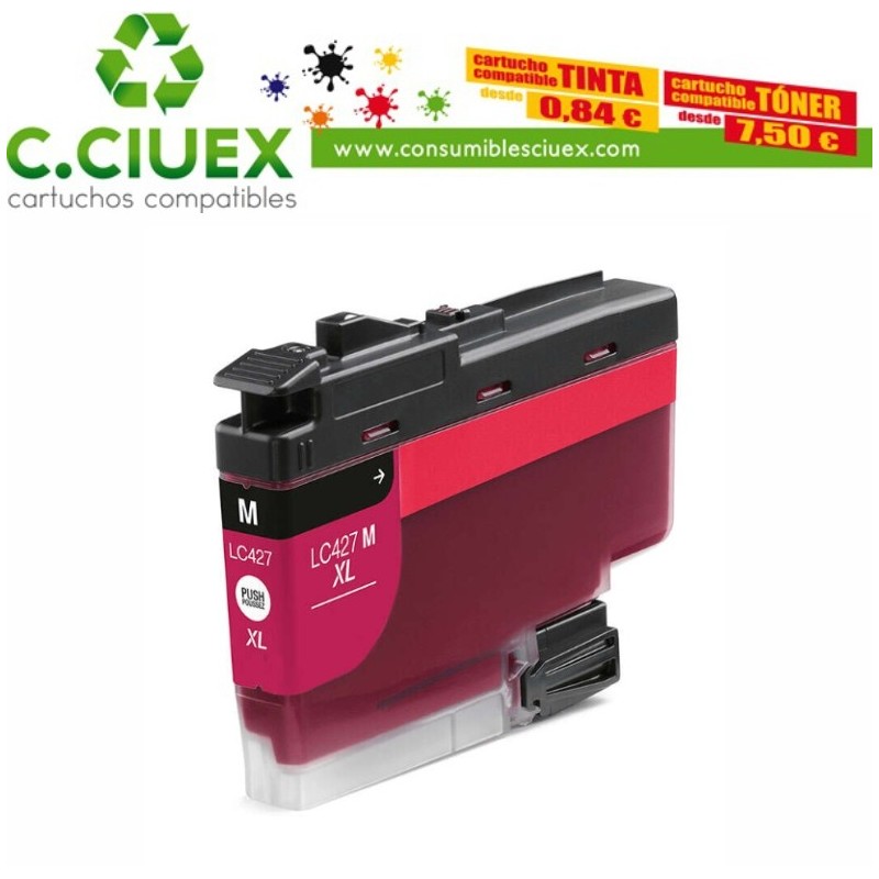 TINTA COMPATIBLE BROTHER LC427XL MAGENTA
