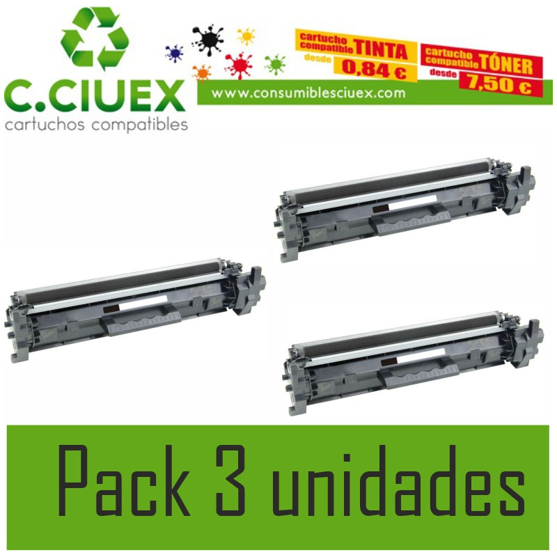 TONER COMPATIBLE HP CF294xL PACK 3 UNIDADES