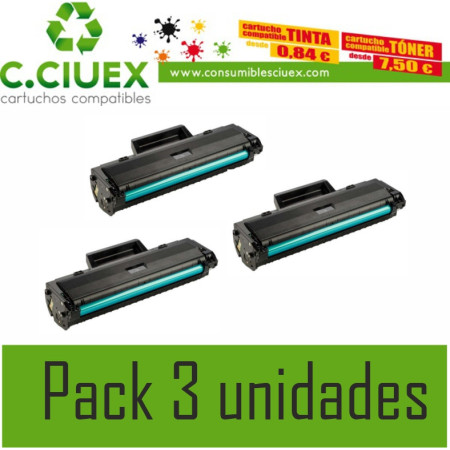 TONER COMPATIBLE HP W1420X PACK 3 UNIDADES