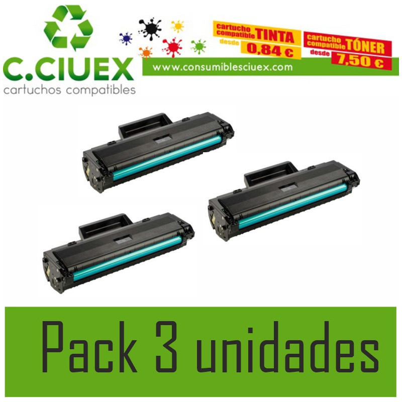 TONER COMPATIBLE HP W1420X PACK 3 UNIDADES
