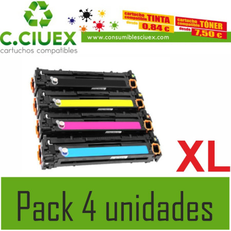 TONER COMPATIBLE HP W2210/1/2/3XL PACK 4 UNIDADES