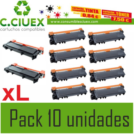 TONER COMPATIBLE BROTHER TN2420XL PACK 10 UNIDADES