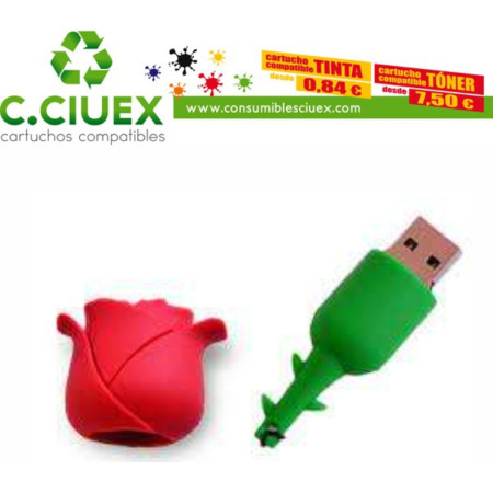 TechOneTech Rosa One Memoria USB 2.0 32GB (Pendrive)