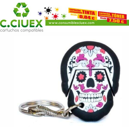 TechOneTech Calavera Pinky Memoria USB 2.0 32GB (Pendrive)