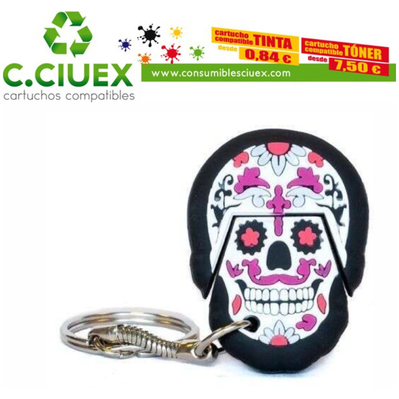 TechOneTech Calavera Pinky Memoria USB 2.0 32GB (Pendrive)