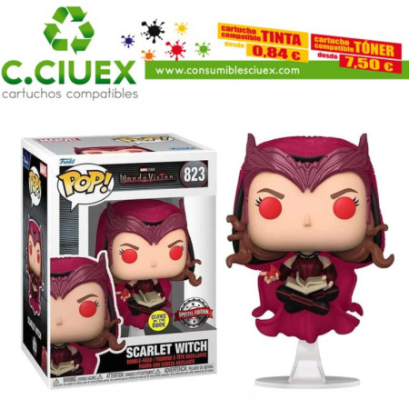 Funko Pop Marvel WandaVision Scarlet Witch Ed. Glows in the Dark