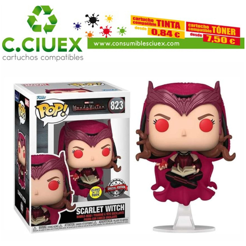 Funko Pop Marvel WandaVision Scarlet Witch Ed. Glows in the Dark