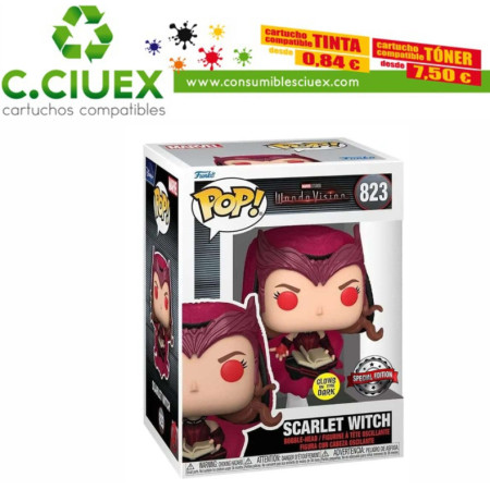 Funko Pop Marvel WandaVision Scarlet Witch Ed. Glows in the Dark
