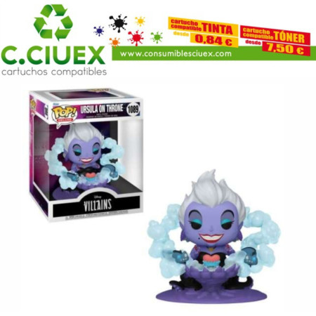 Funko Pop Deluxe Disney Villanos Ursula en el Trono