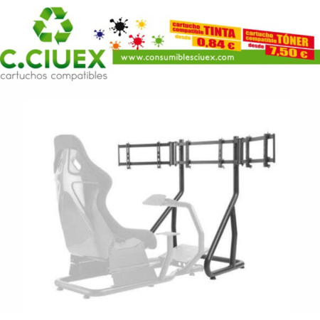 Cromad Soporte para 3 Monitores