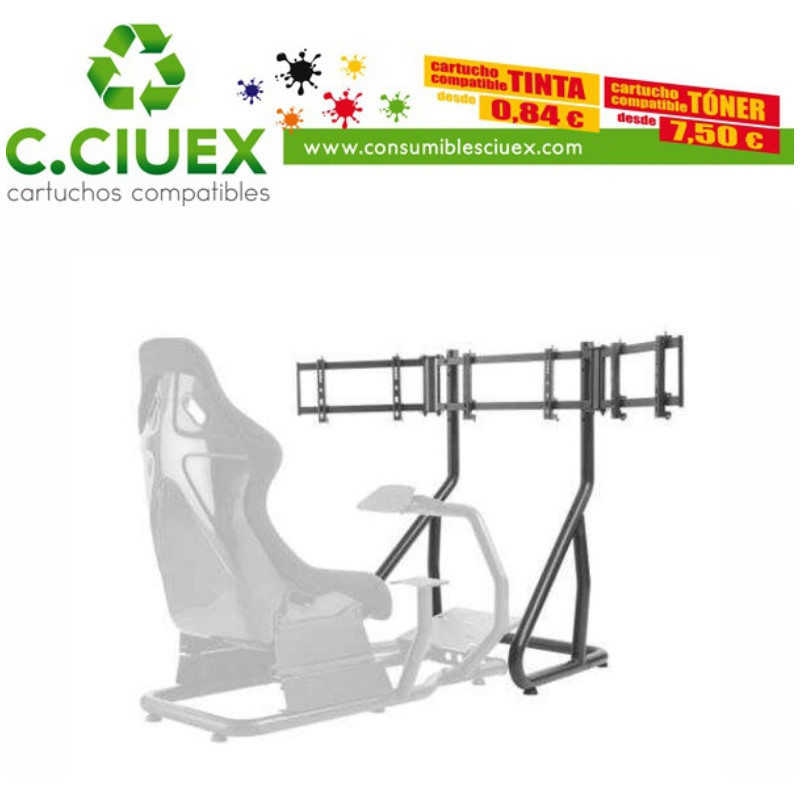 Cromad Soporte para 3 Monitores