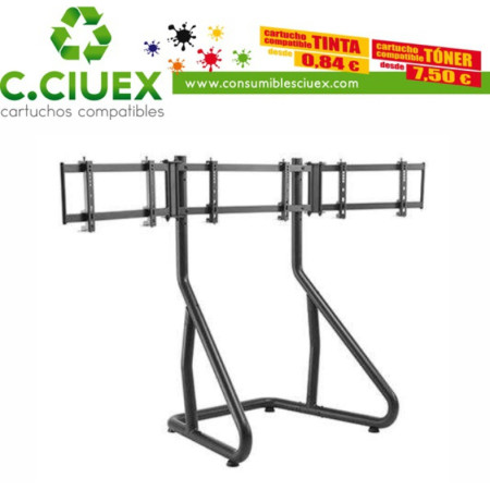 Cromad Soporte para 3 Monitores