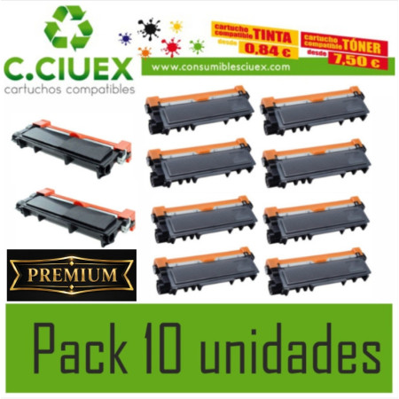 TONER COMPATIBLE BROTHER TN2420XL PACK 10 UNIDADES