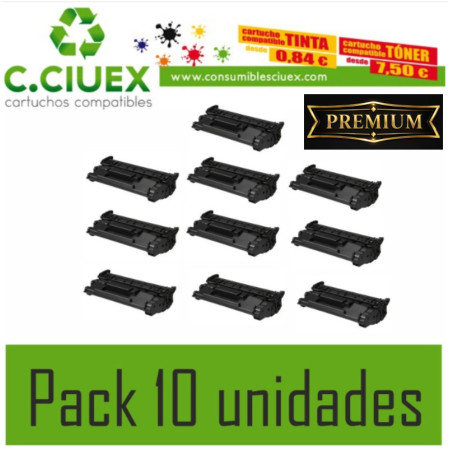 TONER COMPATIBLE HP 1490X PACK 10 UNIDADES