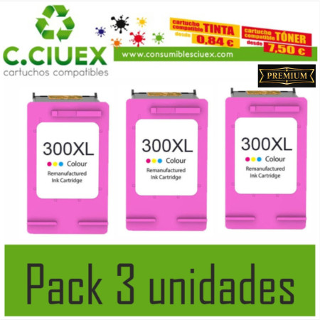 TINTA COMPATIBLE HP 300XL COLOR