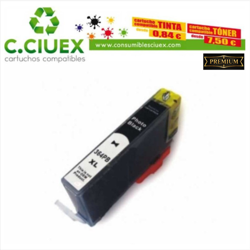 TINTA COMPATIBLE HP 364XL NEGRO PHOTO