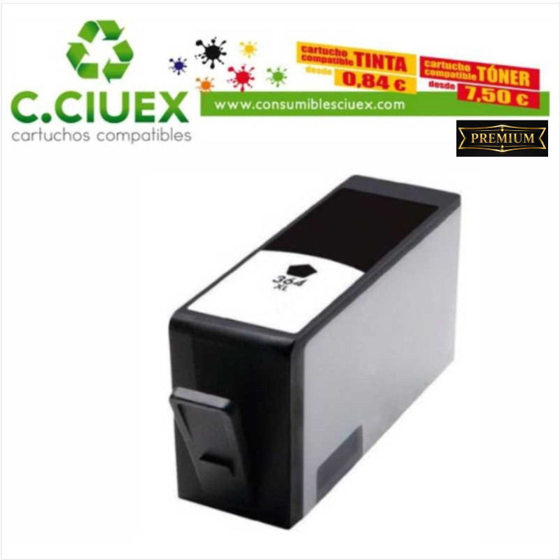 HP 364 XL NEGRO CARTUCHO TINTA COMPATIBLE
