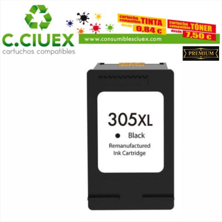 TINTA COMPATIBLE HP 305XL NEGRO