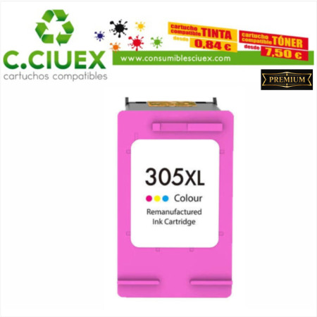 TINTA COMPATIBLE HP 305XL COLOR