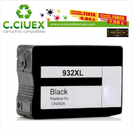 TINTA COMPATIBLE HP 932XL NEGRO (CN053AE)
