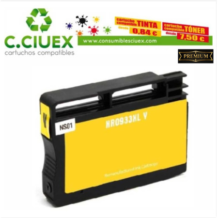 TINTA COMPATIBLE HP 933XL AMARILLO (CN056AE)