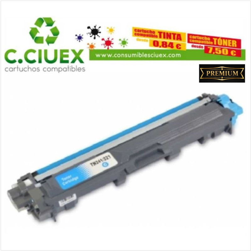 TONER COMPATIBLE BROTHER TN241 TN245 CYAN