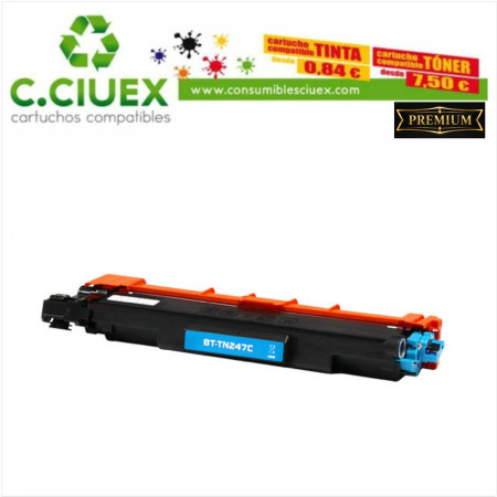 BROTHER COMPATIBLE TN243/7 CYAN