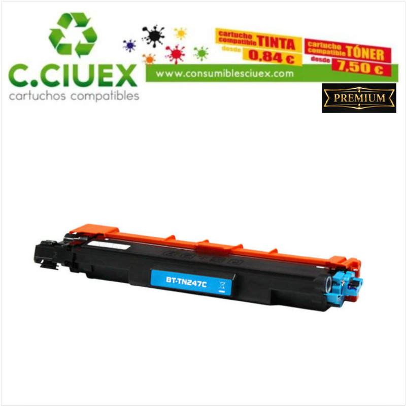 BROTHER COMPATIBLE TN243/7 CYAN