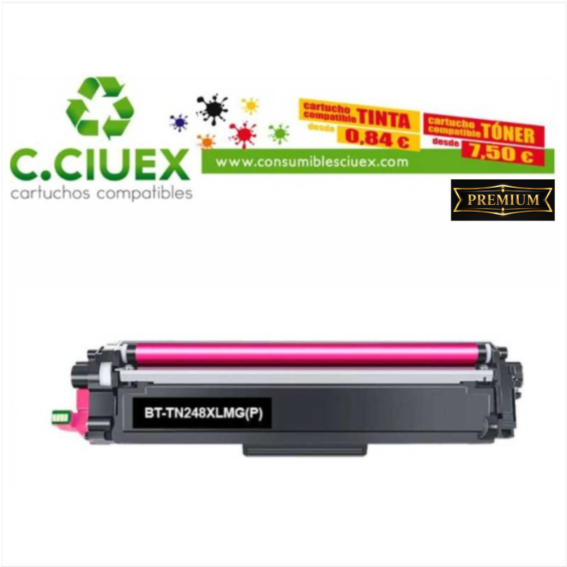 BROTHER COMPATIBLE TN248XL MAGENTA