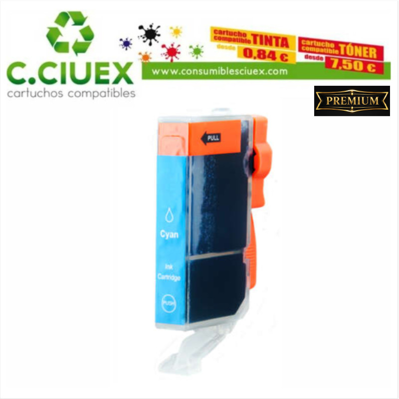 Tinta Compatible Canon cli551xl cyan