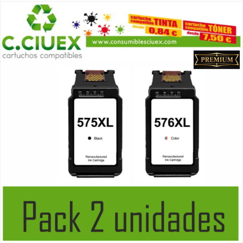 TINTA COMPATIBLE CANON PG 575/CL 576XL