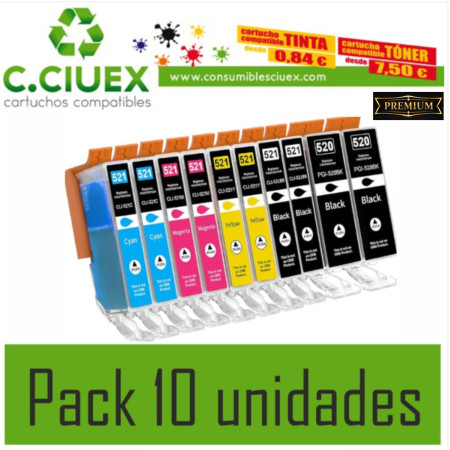 Tinta Compatible Canon cli521 negro
